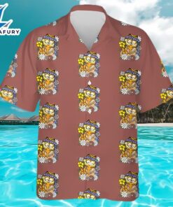 Garfield Hippie Hawaiians Shirt