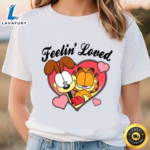 Garfield Valentine’s Day Feelin Loved T-Shirt