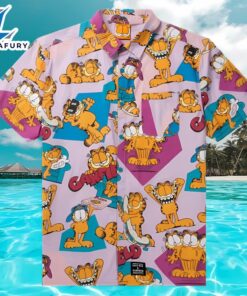 Gay Garfield Aloha Hawaiian Shirt