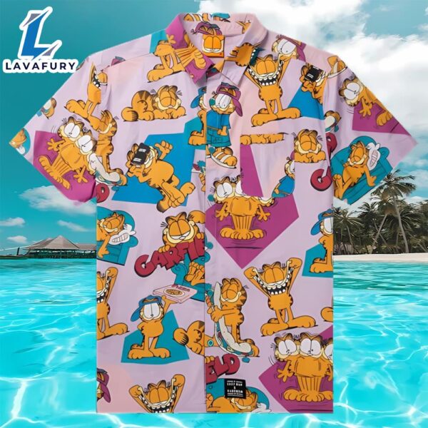 Gay Garfield Aloha Hawaiian Shirt