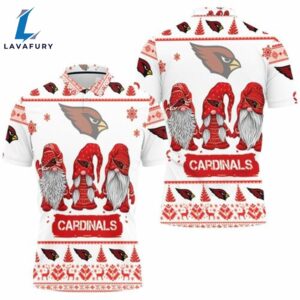 Gnomes Christmas Arizona Cardinals Polo…