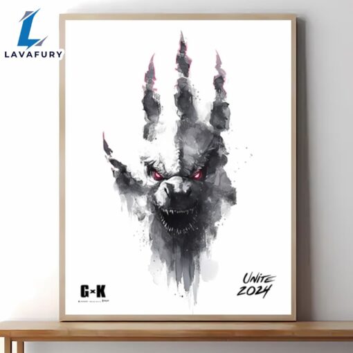 Godzilla X Kong The New Empire 2024 Movie Home Decor Poster Canvas