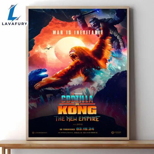 Godzilla X Kong The New Empire Poster April 2024