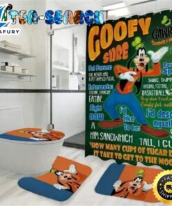 Goofy Disney Shower Curtains Bathroom…