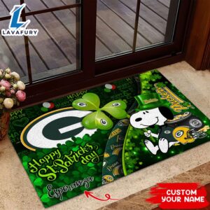 Green Bay Packers NFL-Custom Doormat The Celebration Of The Saint Patrick’s Day