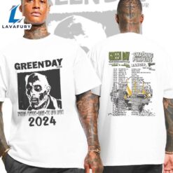 Green Day Band World Music Tour 2023 2024 The Saviors Tour shirt 1