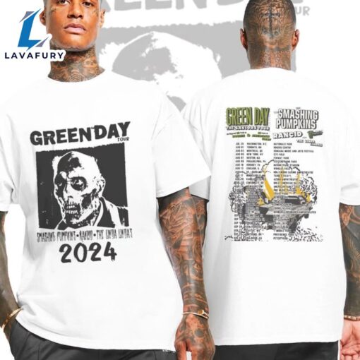 Green Day Band  World Music Tour 2023 2024 The Saviors Tour shirt