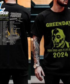 Green Day Band World Music Tour 2023 2024 The Saviors Tour shirt