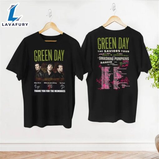 Green Day The Saviors Tour 2024 T-Shirt Gift Fans Music