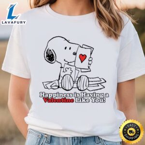 Happiness Is A Valentine Snoopy T-Shirt