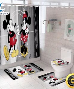 Happy Cartoon Mickey Minnie Waterproof…