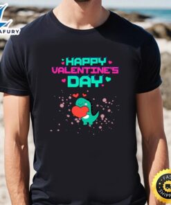 Happy Valentines Day Dinosaur T-Shirt