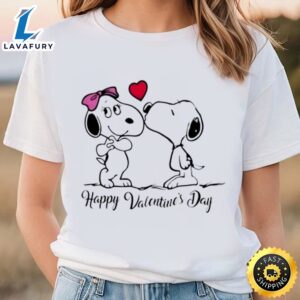 Happy Valentine Snoopy Merch Snoopy Valentine T-Shirt