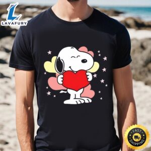 Happy Valentine Snoopy Merch Valentine T-Shirt