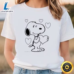Happy Valentines Day Snoopy Heart Shirt