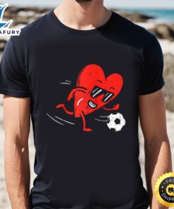 Heart Playing Football Valentines Day…