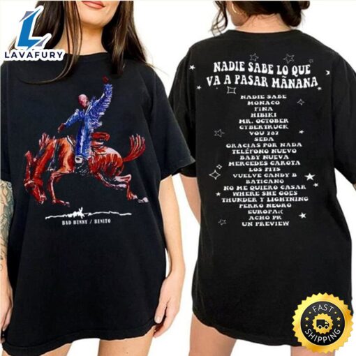 Hot Bad Bunny Nadie Sabe Album T-Shirt