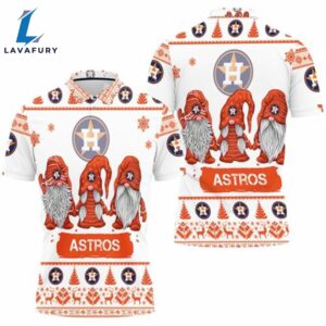 Houston Astros Christmas Gnomes Polo Shirt