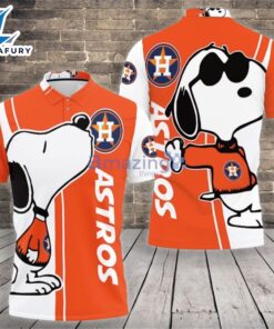 Houston Astros Snoopy Lover Polo…