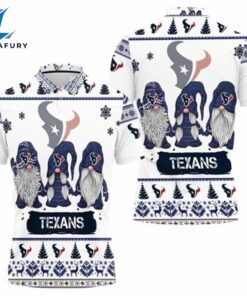 Houston Texans Christmas Gnomes Polo…