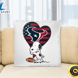 Houston Texans NFL Football The Peanuts Movie Adorable Snoopy Pillow Square Pillow