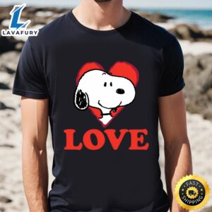 I Love Snoopy Valentine Merch Holiday Valentine’s Day Gifts Shirt…