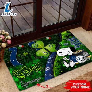 Indianapolis Colts NFL-Custom Doormat The Celebration Of The Saint Patrick’s Day
