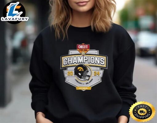 Iowa Hawkeyes 2024 Citrus Bowl Champions Helmet Unisex T-Shirt