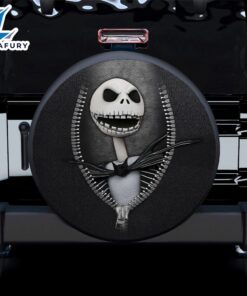Jack Nightmare Before Christmas Zipper Car Spare Tire Gift For Campers