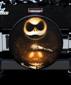 Jack Skellington Halloween Car Spare Tire Covers Gift For Campers