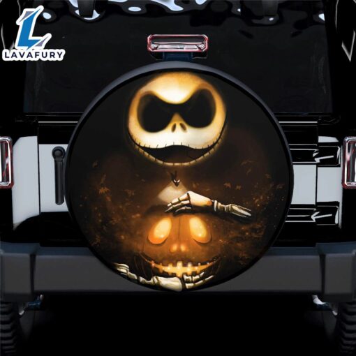 Jack Skellington Halloween Car Spare Tire Covers Gift For Campers