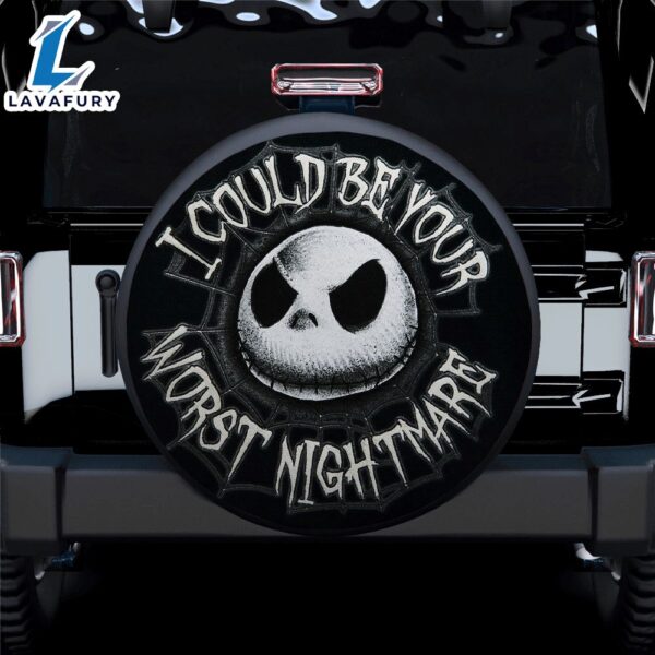 Jack Skellington Nightmare Before Christmas Car Spare Tire Covers Gift For Campers