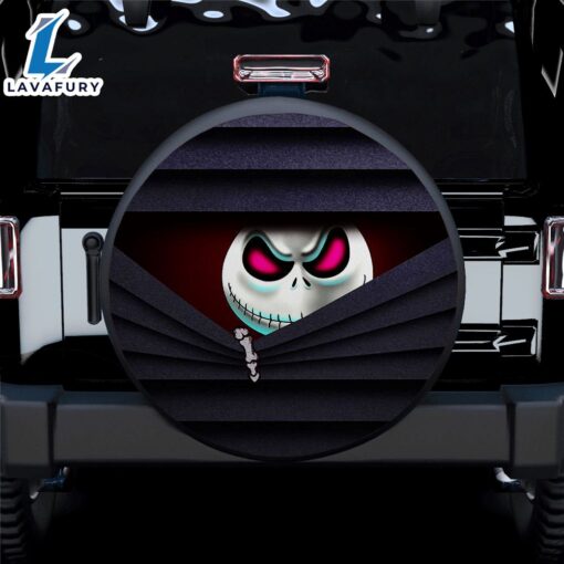 Jack Skellington Nightmare Before Christmas Hiding Car Spare Tire Covers Gift For Campers