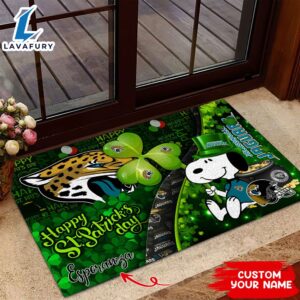 Jacksonville Jaguars NFL-Custom Doormat The Celebration Of The Saint Patrick’s Day
