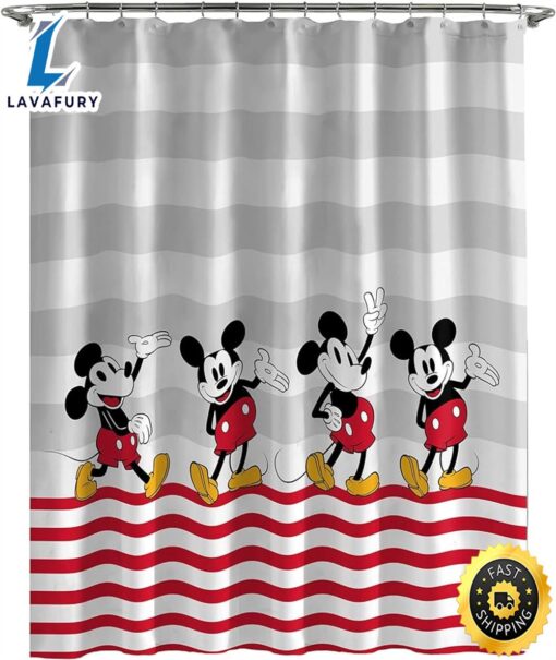 Jay Franco Disney Mickey Mouse Hello There Shower Curtain