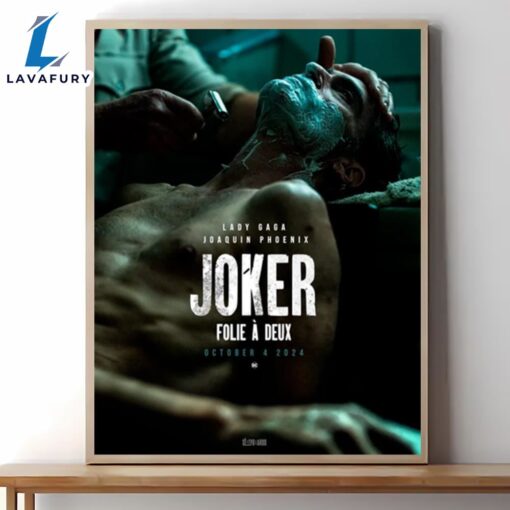 Joker Folie A Deux Movie Poster Canvas Wall Art