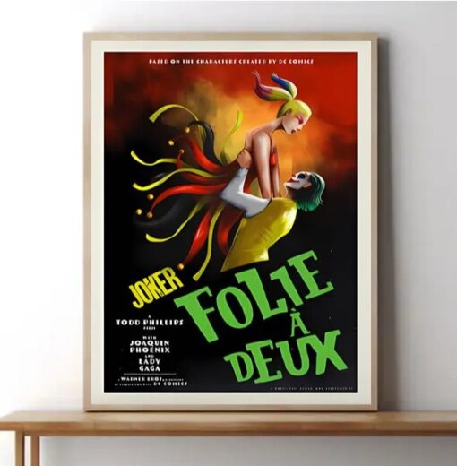 Joker Joaquin Phoenix Folie A Deux DC Comics Poster