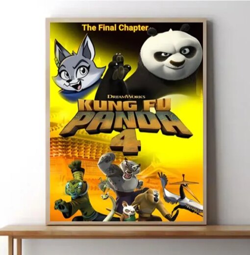 Kung Fu Panda 4 Poster Prints Wall