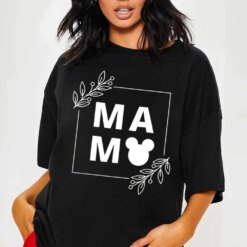 Leafy Mickey Mouse Mama Shirt