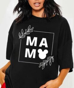 Leafy Mickey Mouse Mama Shirt
