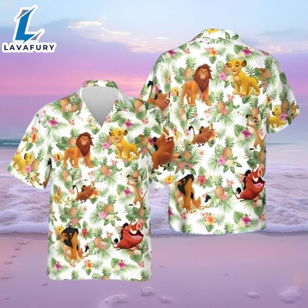 Lion King Family Tropical Hawaiian Shirt