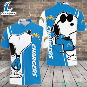 Los Angeles Chargers Snoopy Lover Polo Shirt For Sport Fans