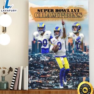 Los Angeles Rams Super Bowl Winner Poster Canvas