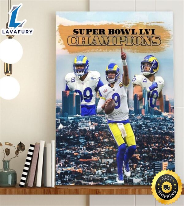 Los Angeles Rams Super Bowl Winner Poster Canvas