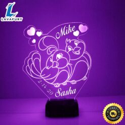 Love Birds Led Lamp Light…