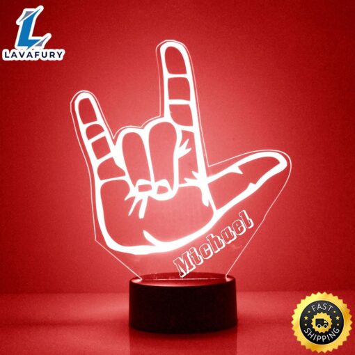 Love Hand Night Light Led Night Lamp