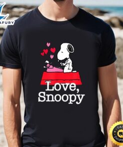 Love Snoopy Valentines T-Shirt Snoopy…