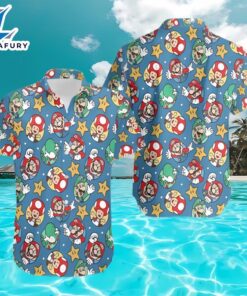 Mario And Luigi Beach Hawaiian Shirt