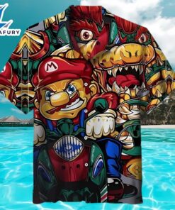 Mario And Luigi Beach Hawaiian Shirts, Mario Bros Summer Hawaii Shirt