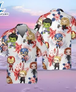Marvel Avengers 3D Hawaiian Shirt Summer Beach Gift For Men And Women